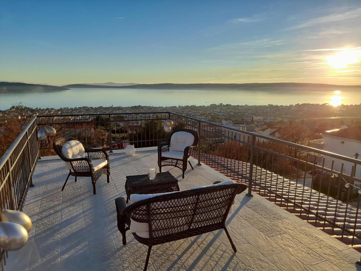 The View Split. Highlight With Roof-Top-Terrace And Pool Kastela Ngoại thất bức ảnh